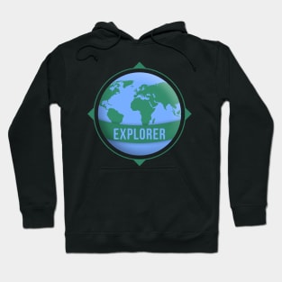 Explorer Globe Travel And Adventure Across The World Hoodie